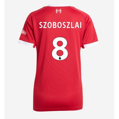 Liverpool Dominik Szoboszlai #8 Replica Home Shirt Ladies 2025-26 Short Sleeve Liverpool Dominik Szoboszlai #8 Replica Home Shirt Ladies 2025-26 Short Sleeve